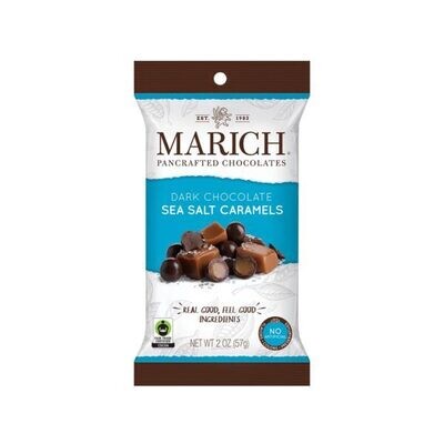 Marich Dark Choc Sea Salt Caramels 2oz