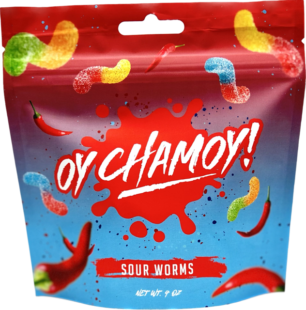 Oy Chamoy Sour Worms 4oz