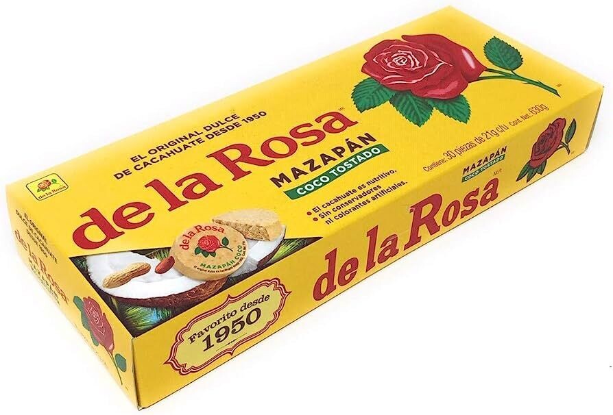 De La Rosa Mazapan Coco 30ct