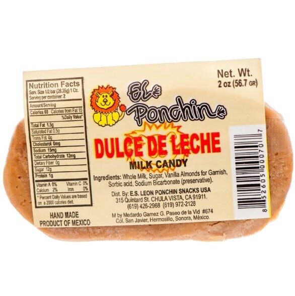 El Leon Dulce De Leche 2oz