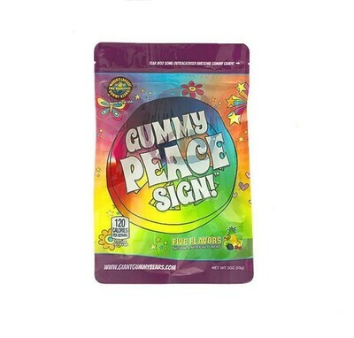 Gummy Peace Sign 1ct