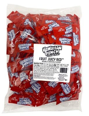 Hawaiian Punch Chews Fruit Juicy Red 3lb