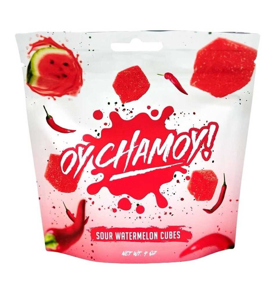 Oy Chamoy Sour Watermelon Cubes 4oz