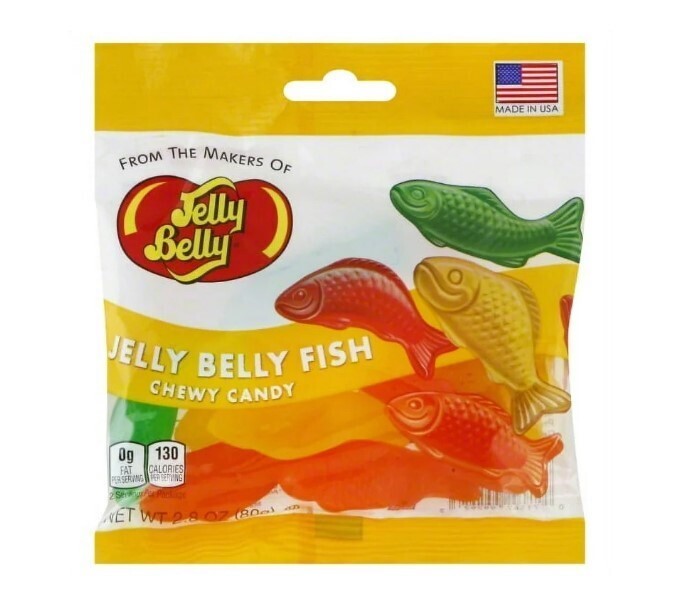 Jelly Belly Fish Chewy Candy 2.8oz
