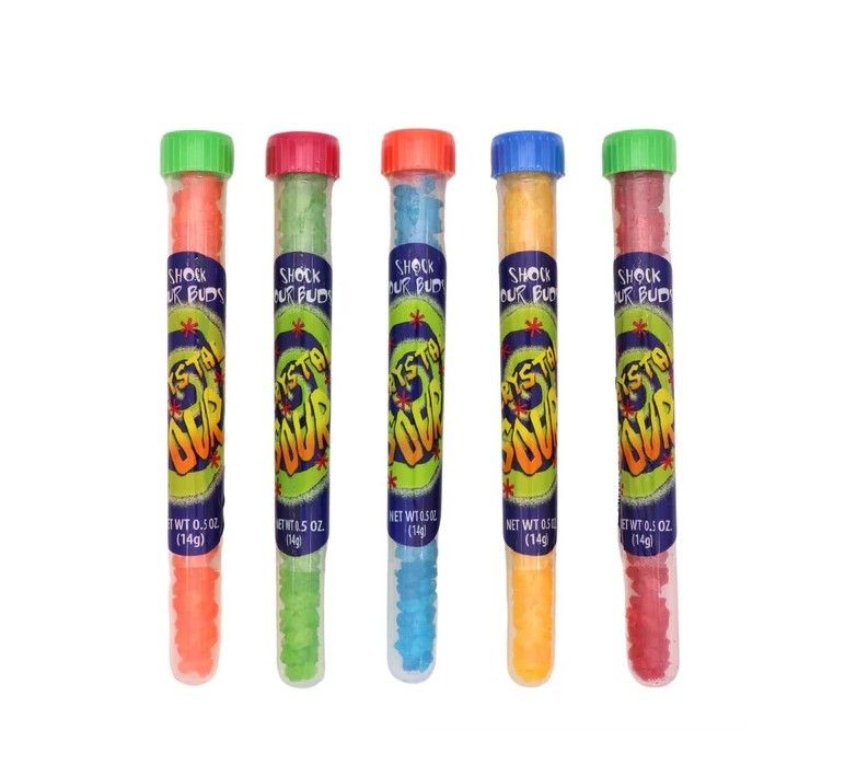 Crystal Sour Candy Test Tube .5oz