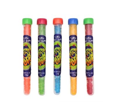 Crystal Sour Candy Test Tube .5oz