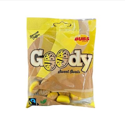 Bubs Godis Banana Toffee Ovals 3.17oz