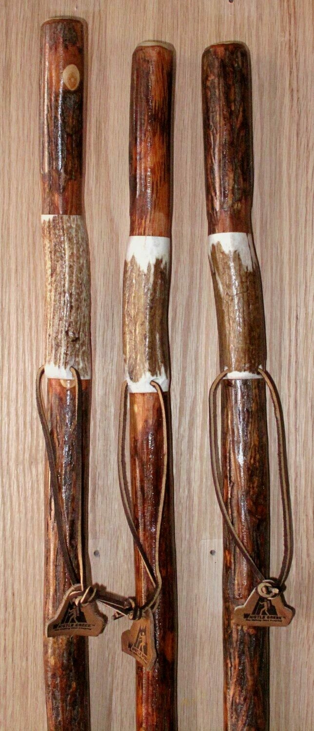 The Elk Antler Handled Hickory Staff The Elk Antler Handled Hickory Staff