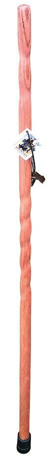 1472 Ash Stained Cherry Spiraled Hiking Stick 48” or 54” 1472 Ash Stained Cherry Spiraled Hiking Stick 48” or 54”