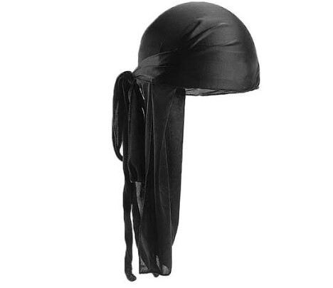 Black silk durag