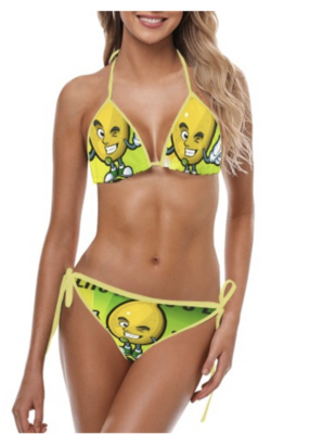 Lemon Petty Bikini Swimsuit