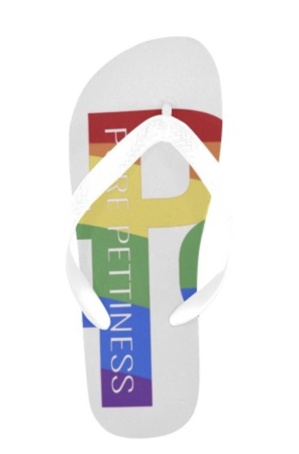 Pure Pettiness Pride Flip Flops for Men/Women