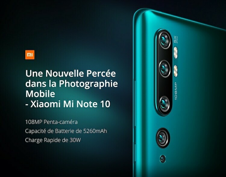 Xiaomi Mi Note 10 (CC9 Pro) 108MP Penta Caméra Smartphone Version Globale - Noir https://fas.st/bhK98K