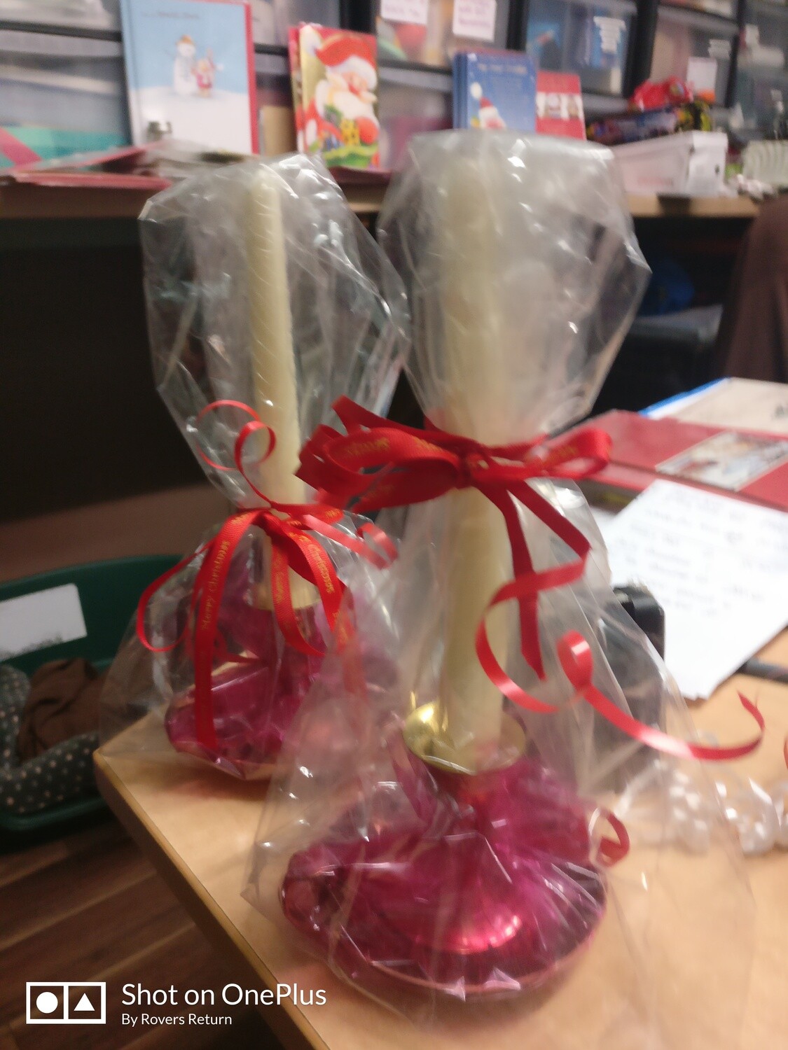 Pair of Christmas Candles