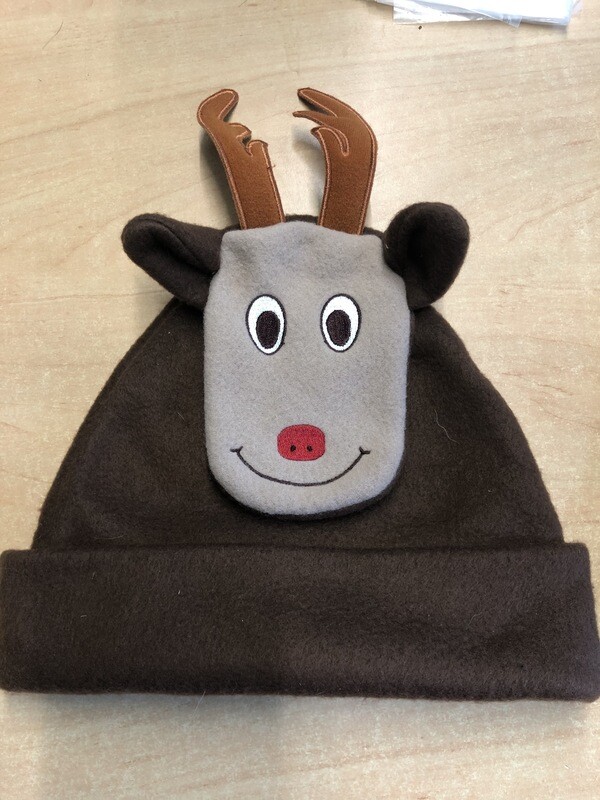Children&#39;s fleece Character Hat - Rudolph
