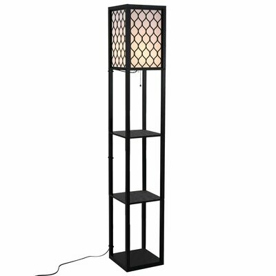 Stehleuchte Stehlampe mit Regalen
