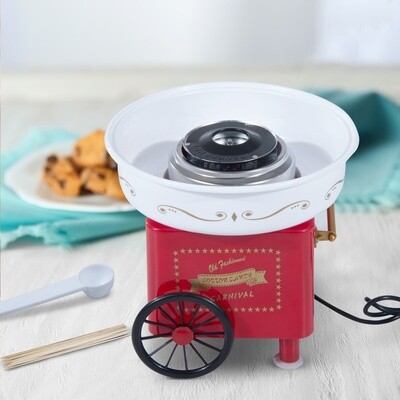 Zuckerwattemaschine Zuckerwattegerät Rot