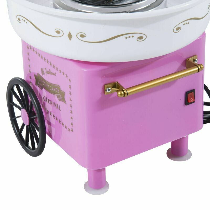 Zuckerwattemaschine Zuckerwattegerät Pink