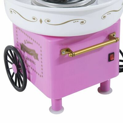 Zuckerwattemaschine Zuckerwattegerät Pink