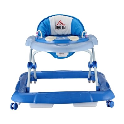 Lauflernhilfe Baby Gehfrei Babywalker Klappbar Höhenverstellbar blau