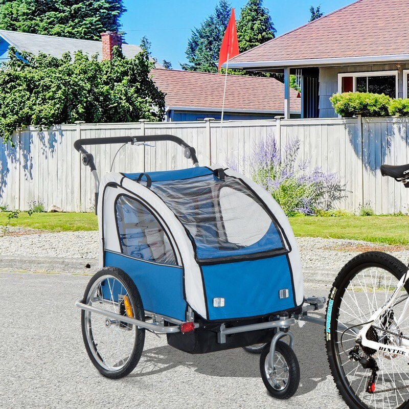 Fiximaster 2in1 Kinderanhänger - Fahrrad & Kinderwagen In Einem