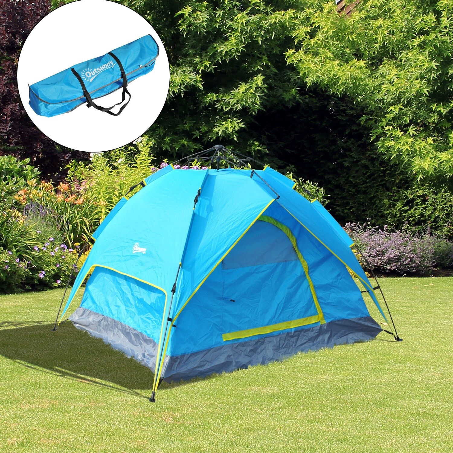 Campingzelt Pop Up Zelt Automatisch 3-4 Personen