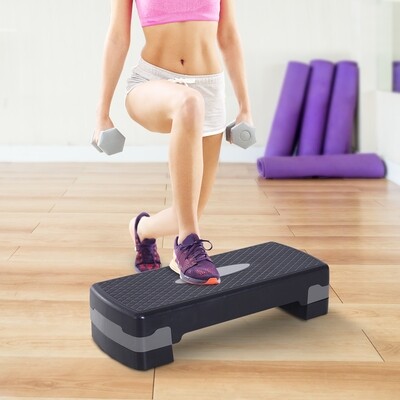 Steppbrett Aerobic Fitness Stepper höhenverstellbar