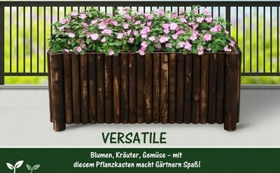 Hochbeet L120 x W50 x H50cm Pflanzkasten Gemüsebeet Holz