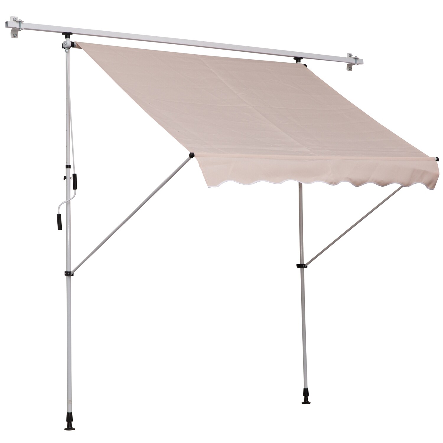 Sonnenstore Markise Klemmmarkise Sonnenschutz Beige 200 x 150cm