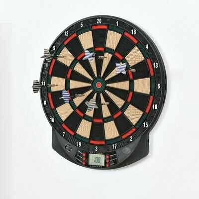 Elektronische Dartscheibe Dartboard Dart-Set mit 6 Darts 8 Spieler