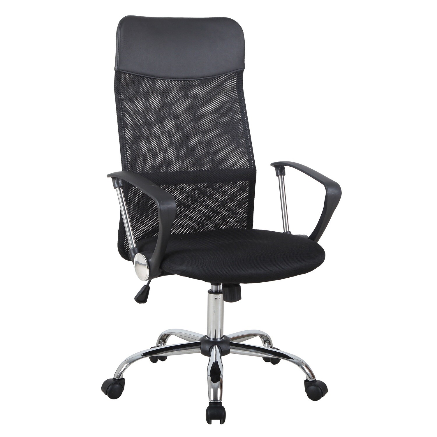 Bürostuhl Drehstuhl Sitzhöhe 46–54 cm Schwarz