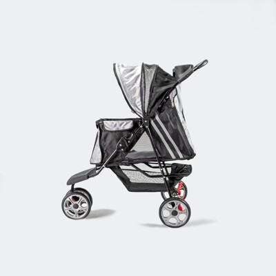 Innopet Hundebuggy Hundewagen Pet Stroller All Terrain silber/schwarz
