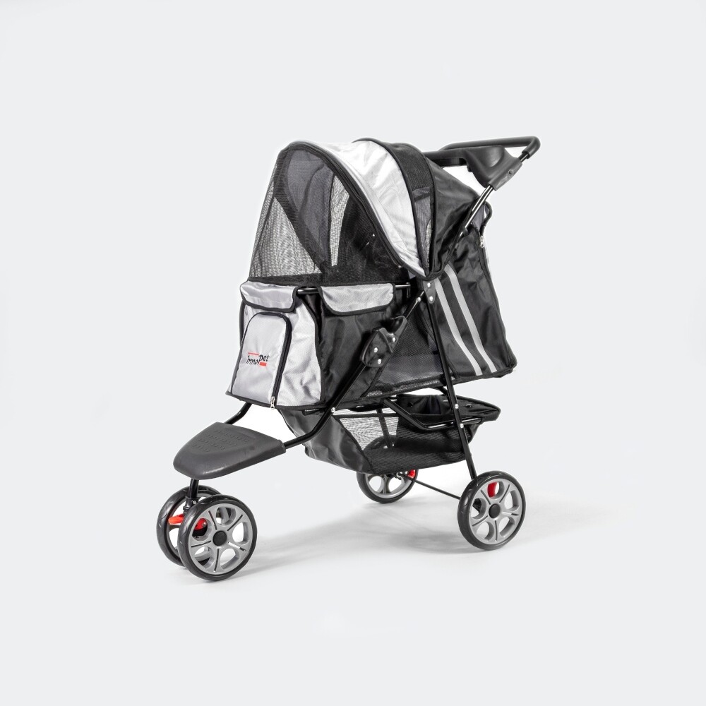 Innopet Hundebuggy Hundewagen Pet Stroller All Terrain silber/schwarz