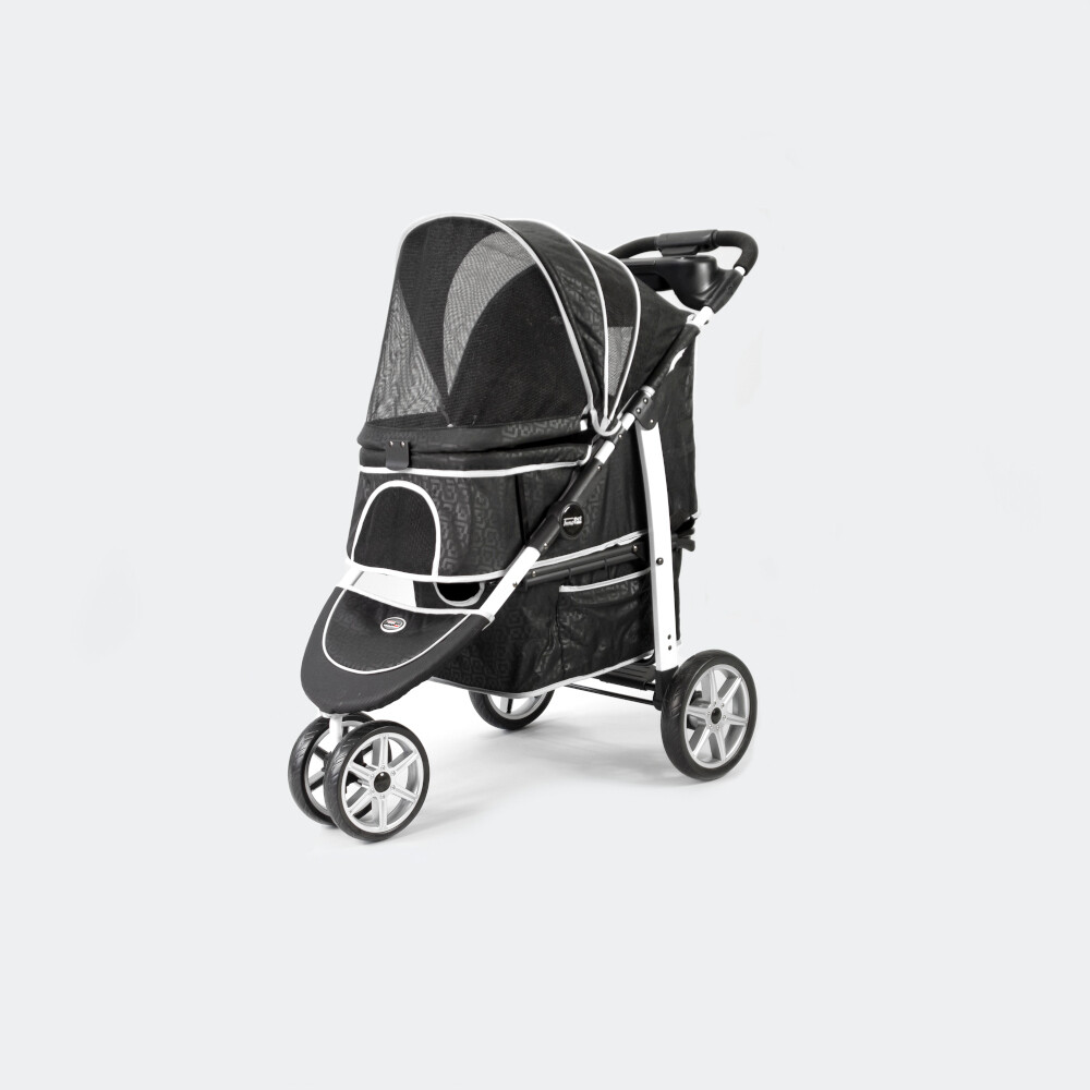 Innopet Hundebuggy Hundewagen Pet Stroller Monaco Black, inkl Regenschutz