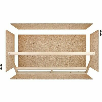 Repiterra Holz Terrarium Mit Seitenbelüftung 80x40x40cm -