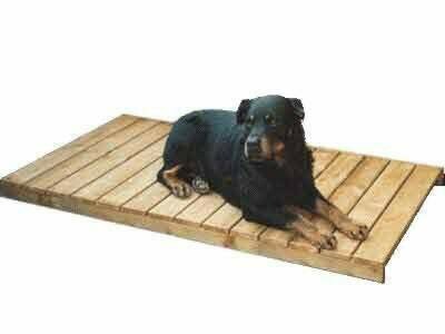 SAUERLAND Holz-Liegeroste für Hundehütten / Hundezwinger