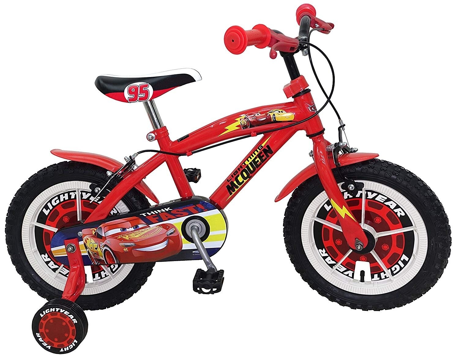 KinderFahrrad Velo Disney Cars McQueen 14 Zoll 23,5 cm