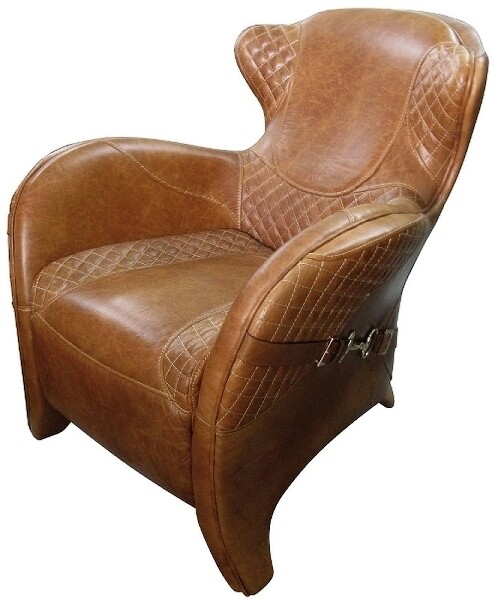 Texas Ledersessel - Columbia Brown