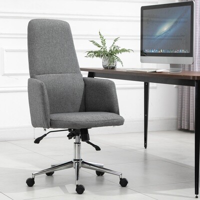 Bürostuhl Drehstuhl mit Wippenfunktion Grau