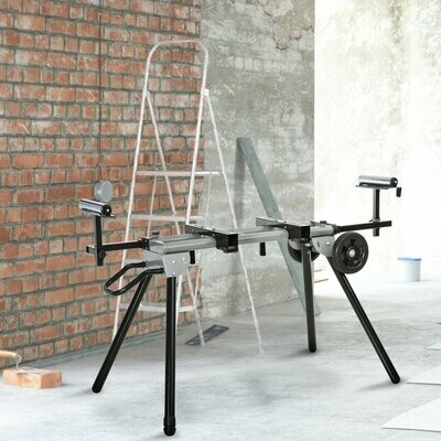 Arbeitstisch für Kapp- und Gehrungssägen Kappsäge Stahl 123,5-245 cm