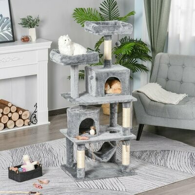 Katzen Kratzbaum Kletterbaum für Katzen Katzenmöbel mit Sisalstämmen