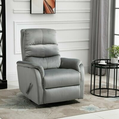 Relaxsessel Einzelsofa Liegesessel 140° neigbar Fernsehsessel Polyester Grau