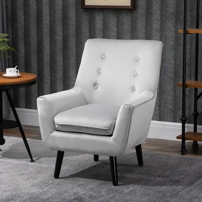 Gepolsterter Sessel Eleganter Retro-Stuhl für Wohnzimmer, Salon, etc