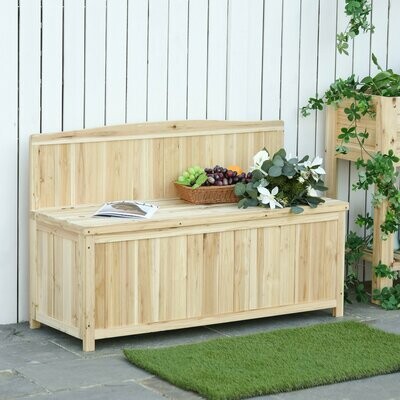 Gartenbank mit Stauraum Truhenbank Sitzbank