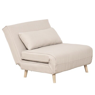 Einzelsofa Sofabett Klappsofa verstellbar Rückenlehne nordisch skandinavisch