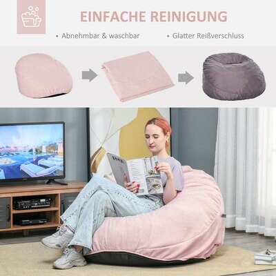 Sitzsack Beanbag Rosa
