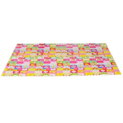 Puzzlematte Kinderteppich klappbar EVA Kinder Tiere Muster 61,5x61,5cm