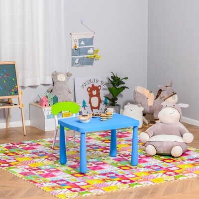 Puzzlematte Kinderteppich klappbar EVA Kinder Tiere Muster 61,5x61,5cm