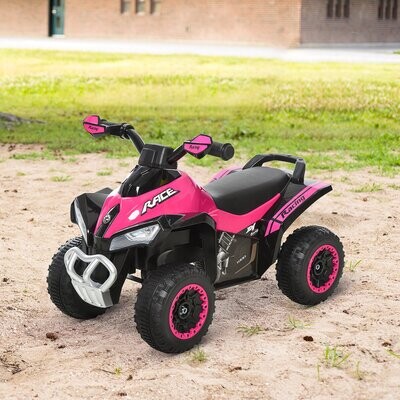 Kinder Rutschauto Quad Tretauto Kinderfahrzeug Licht Musik Rosa