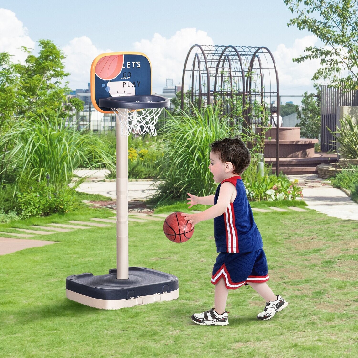Kinder Basketballständer und Korb Höhenverstellbar